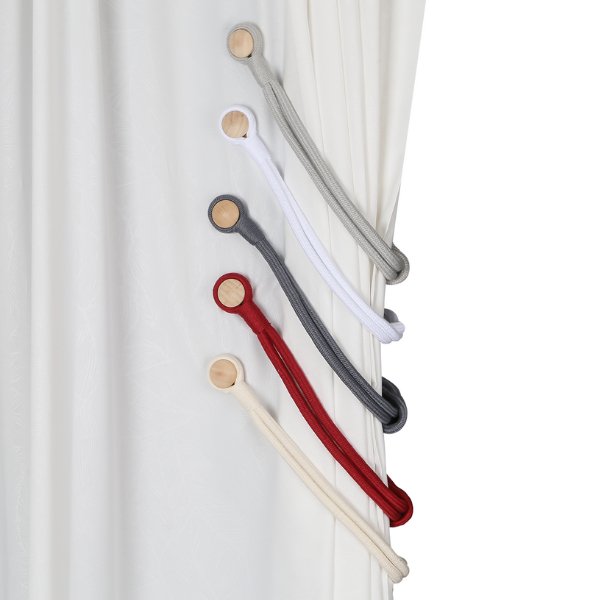 Magnetic Curtain Tiebacks Rope Holders
