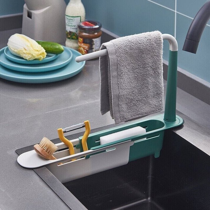 PureSpanx — Telescopic Sink Storage Rack Organizer
