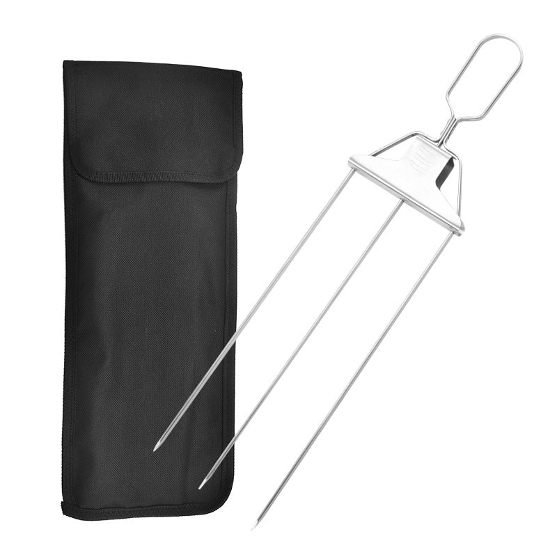 BlazeTrio Skewers — Stainless Steel BBQ Skewer Set