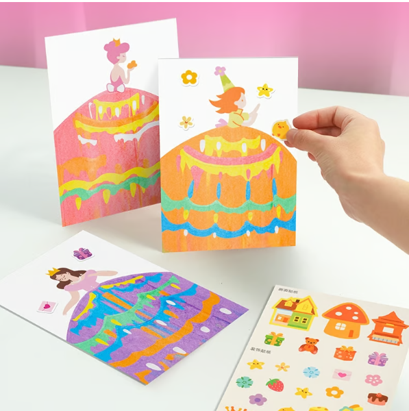 CreativeSpark — Dětská sada pro škrábací umění a kreativní kreslení