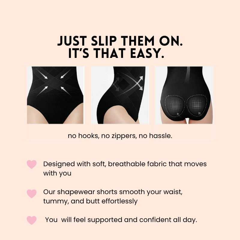 Stay-Put High-Waist Shaping Panty Shorts
