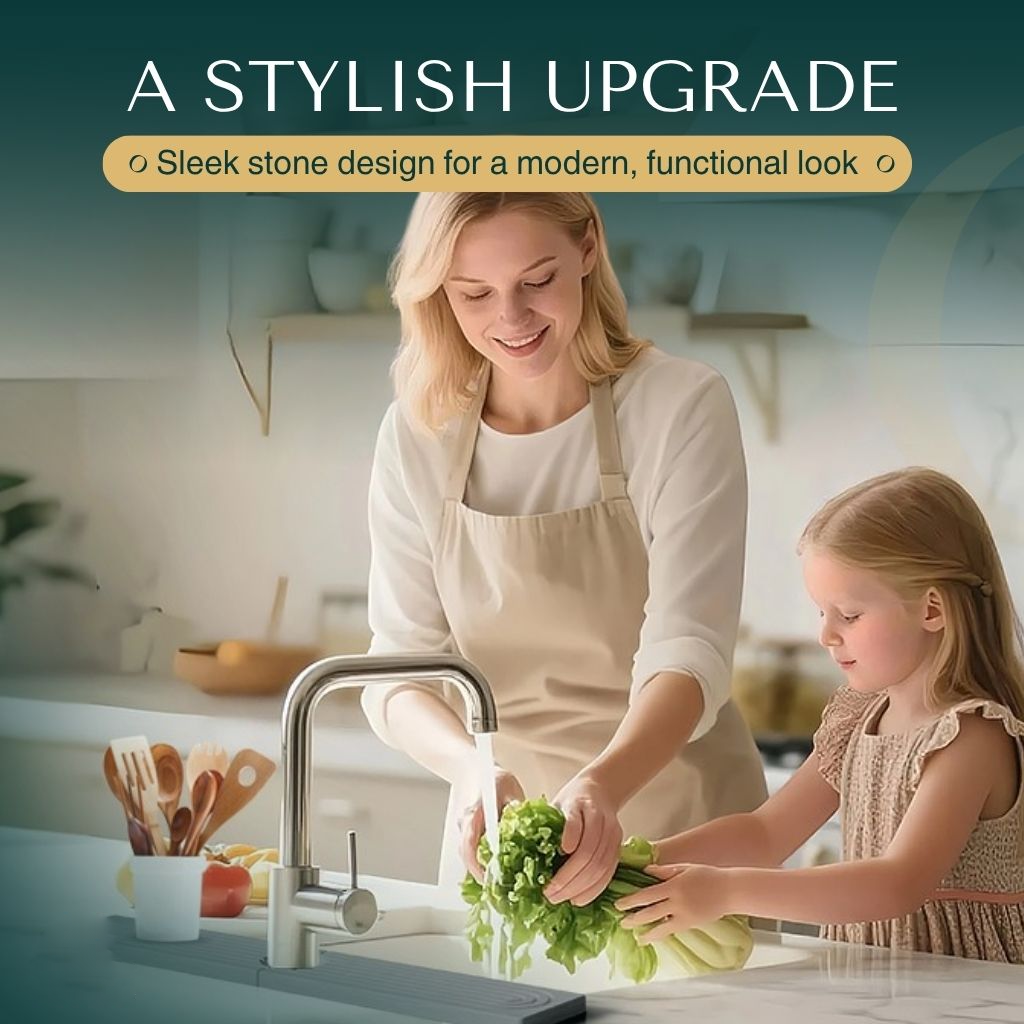 Tappetino scolapiatti ad asciugatura rapida per lavello e piani cucina