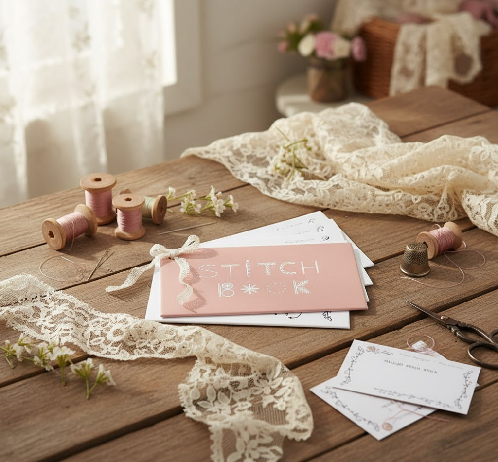 Praktisches Lernset für Stickerei-Anfängerinnen und -Anfänger