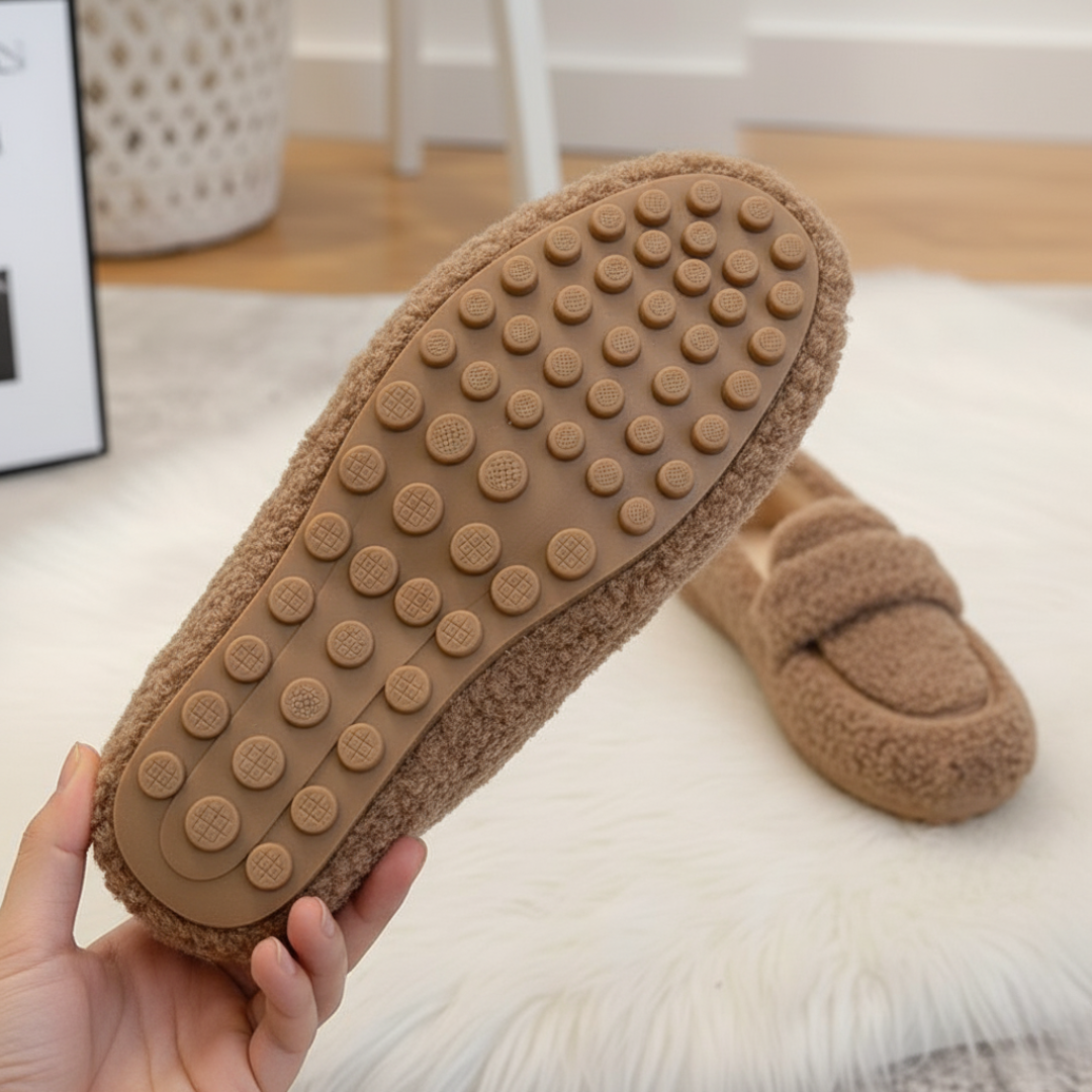 Cozy Moccasin-Style Slippers with Soft Lining