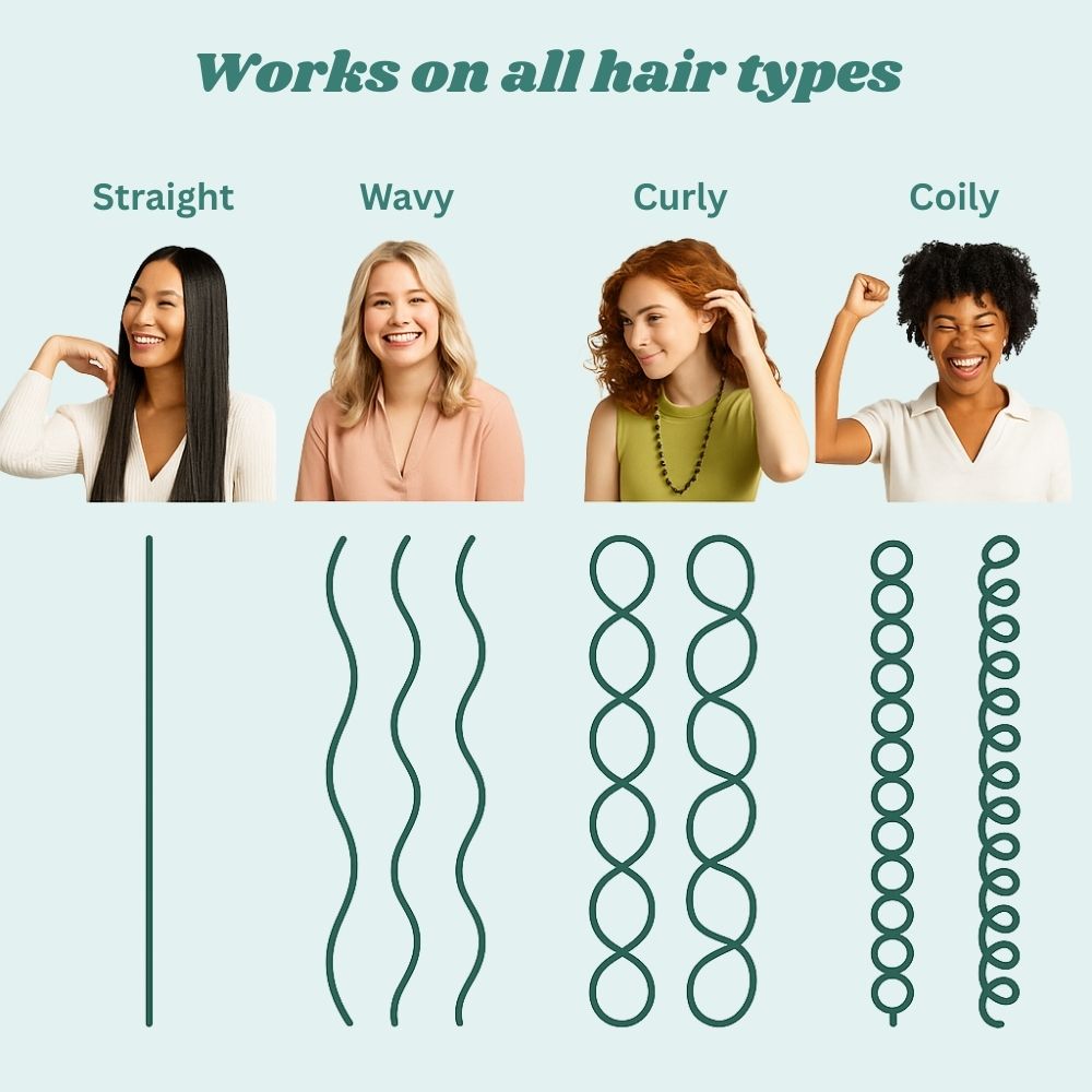 CurlWand - Spazzola per lo styling dei capelli mossi e ricci