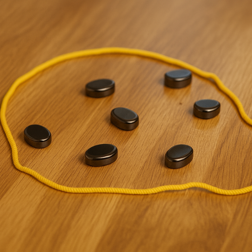 VortexStrat — Magneettinen strategialautapeli kivillä