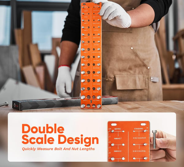 BoltPro gjengekontroll for muttere og bolter – metriske og tommestørrelser