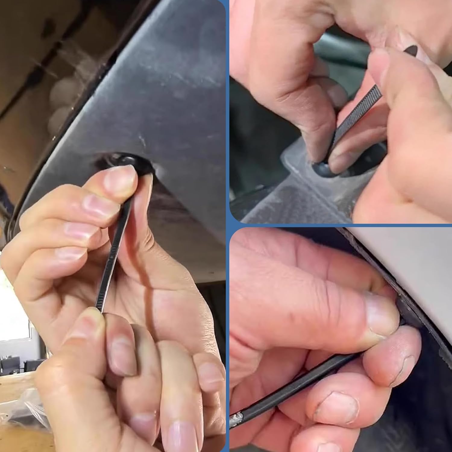 Universelle, wiederverwendbare Kabelbinder-Schnalle zum Ordnen von Kabeln