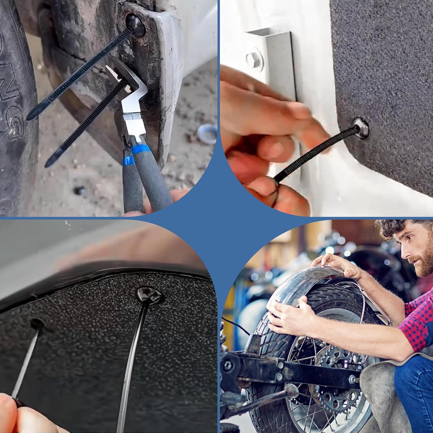 Universelle, wiederverwendbare Kabelbinder-Schnalle zum Ordnen von Kabeln