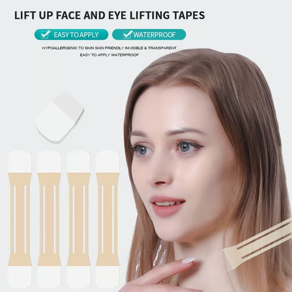 GlowLift Pro — Cinta invisible para lifting de cuello, soporte temporal para la piel