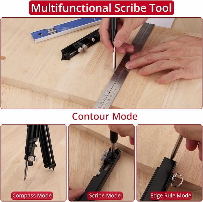 SteelMark Pro — Adjustable Deep Hole Construction Pencil Marker
