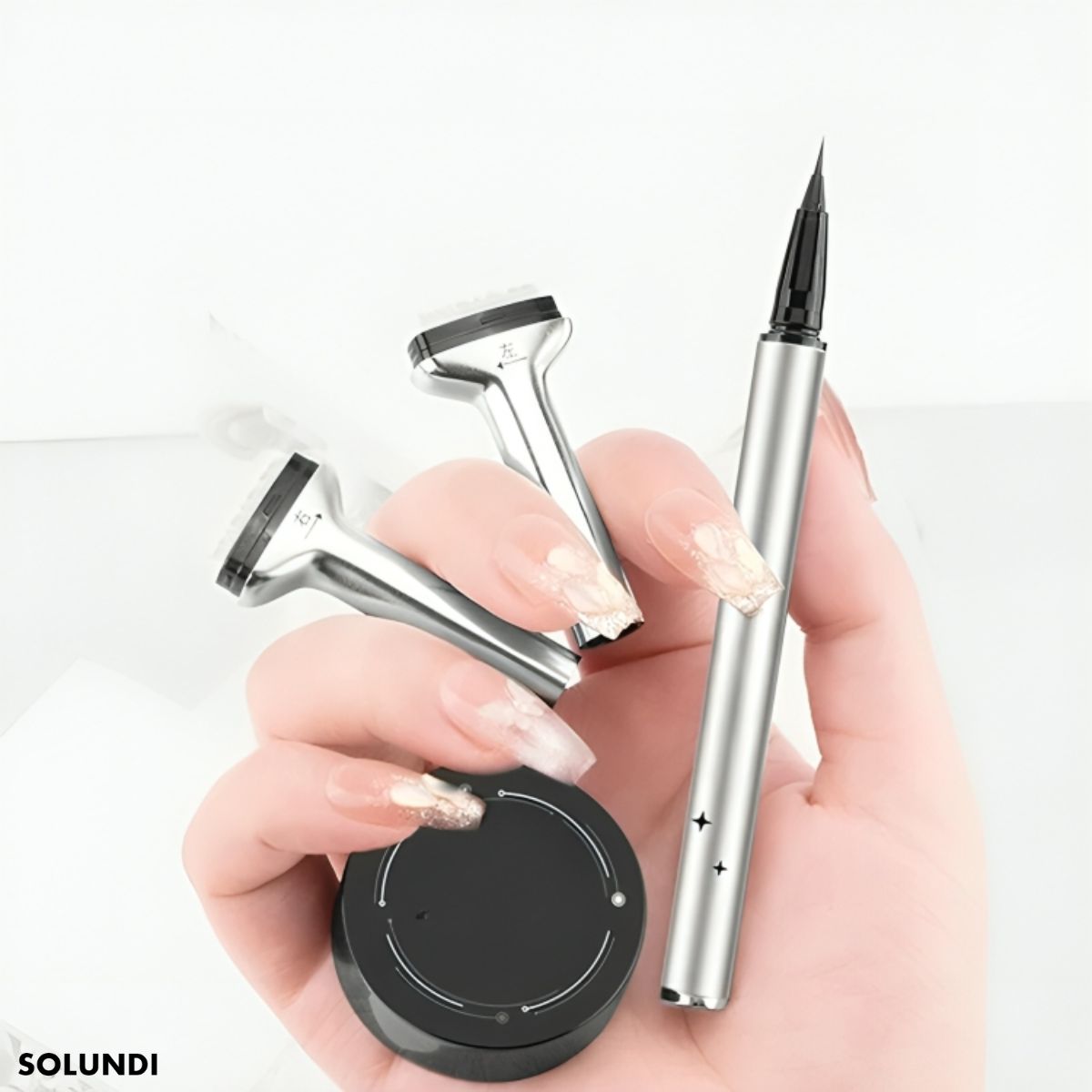 LashPress - Rizadora de pestañas con calor y herramienta de peinado de pestañas