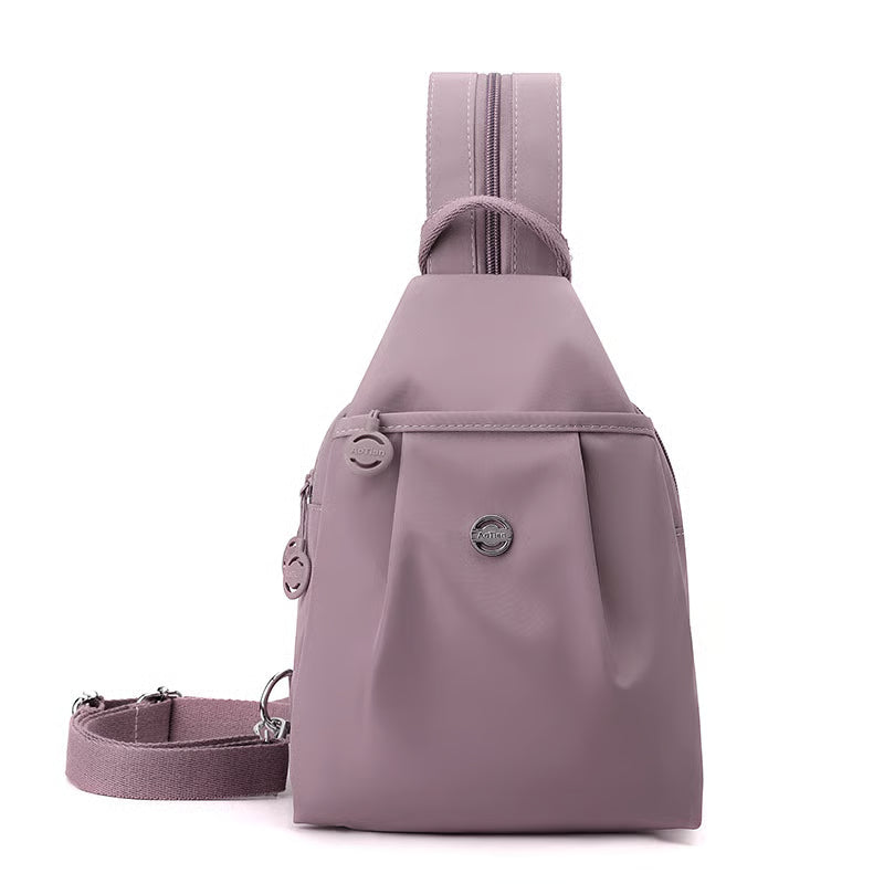 2-Way Commuter Backpack Crossbody Bag for Daily Use