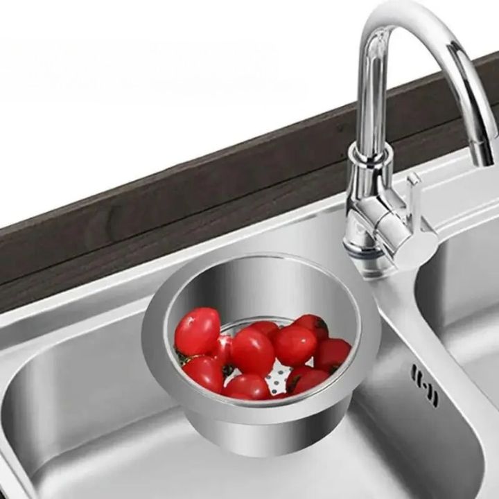 Stainless Steel Sink Strainer Basket for Kitchen Drain Filtration