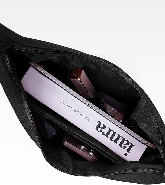 Ultra-Light Everyday Crossbody Bag with Zipper Pockets