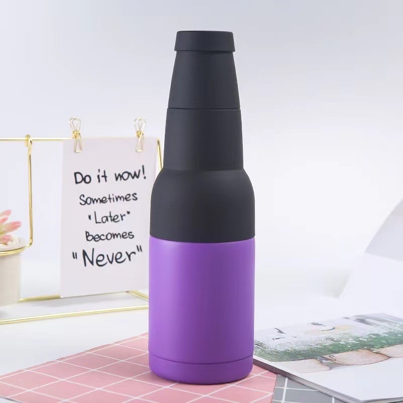 Portabirra termico FrostyPop con apribottiglie integrato