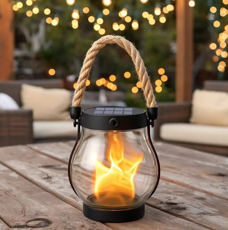 Luma - FlickSolar Flame Lantern for Outdoor and Garden Lighting