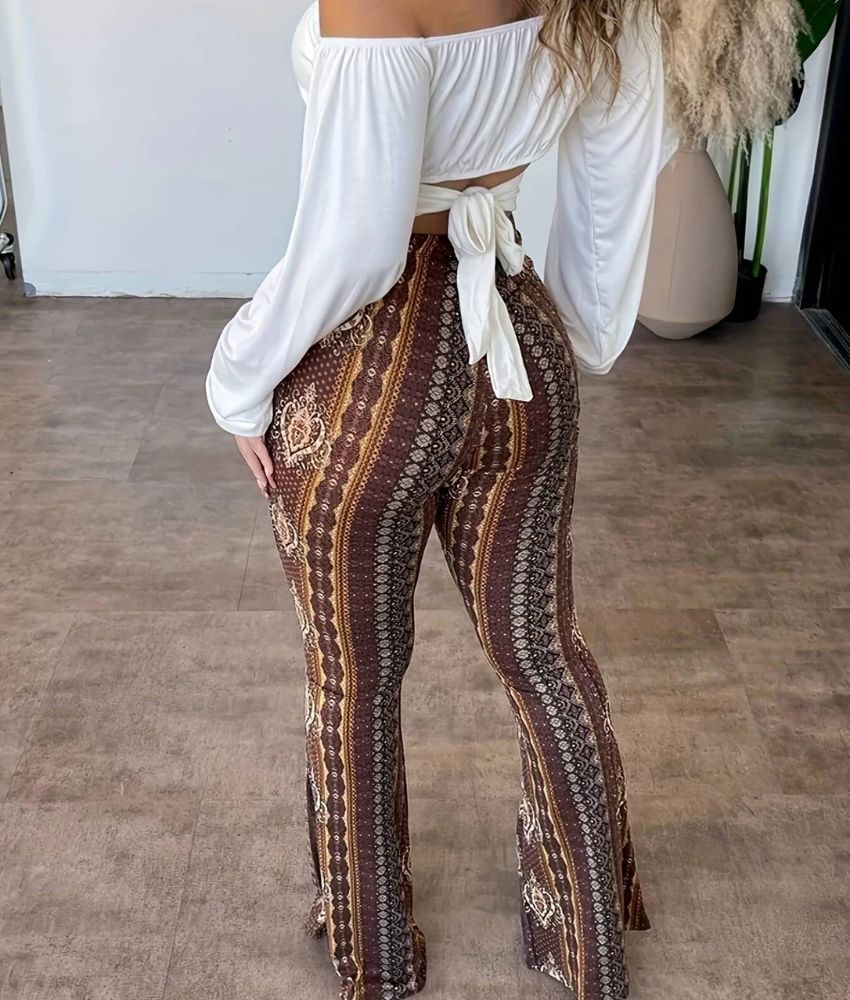 VelvetVibe - CurveCraft High-Waist Sculpting Pants