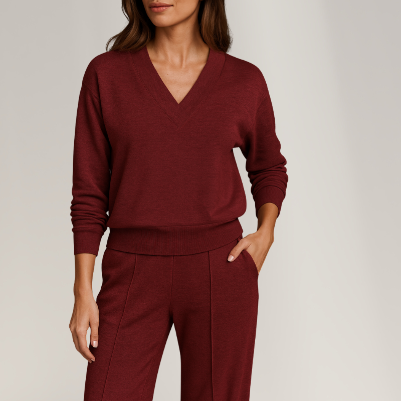 Effortless Elegance Two-Piece Set – Chic Top & Tailored Pants
