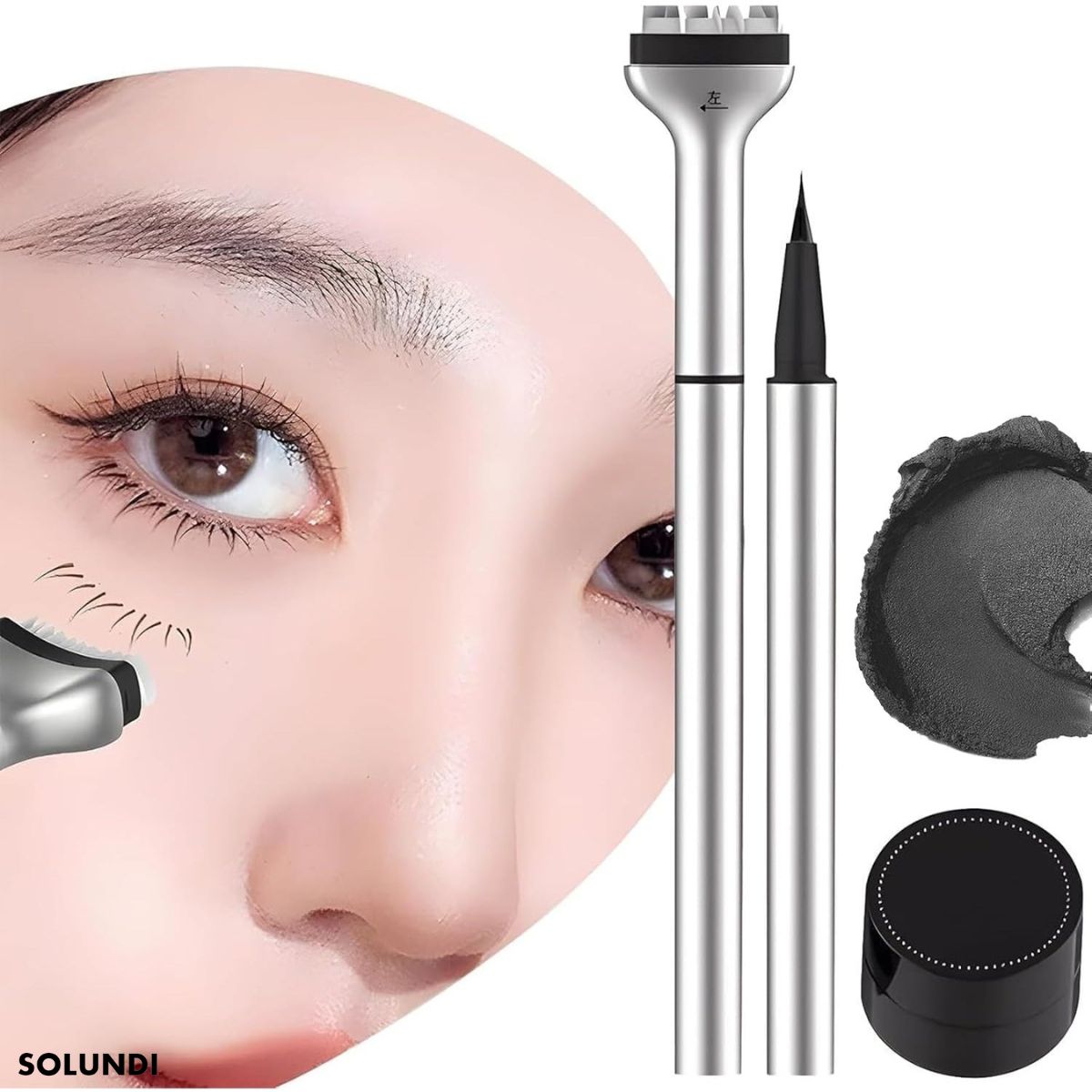 LashPress - Rizadora de pestañas con calor y herramienta de peinado de pestañas