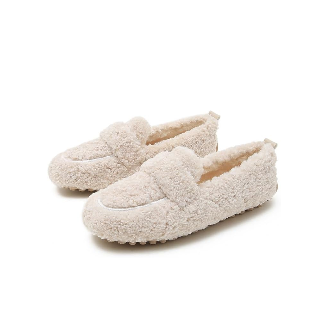 Cozy Moccasin-Style Slippers with Soft Lining