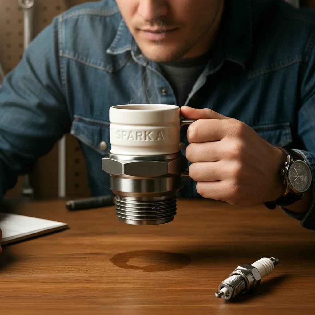 PistonPerk - Spark Plug Mug for True Engine Lovers