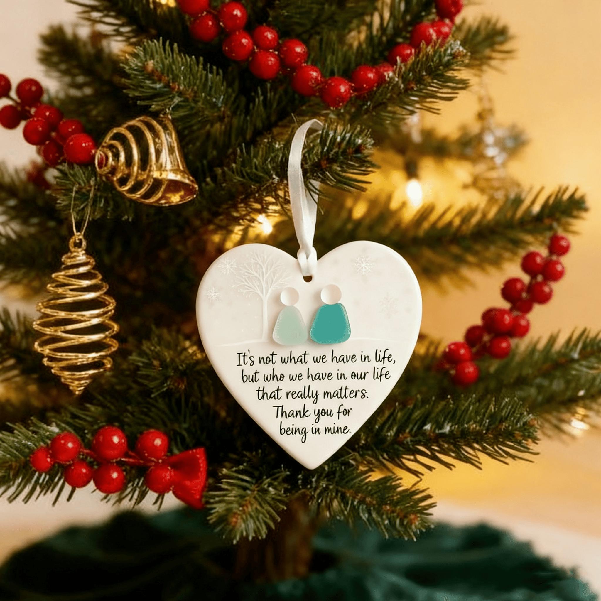 Armonia del Cuore – Decorazione a Cuore in Ceramica dal Significato Profondo