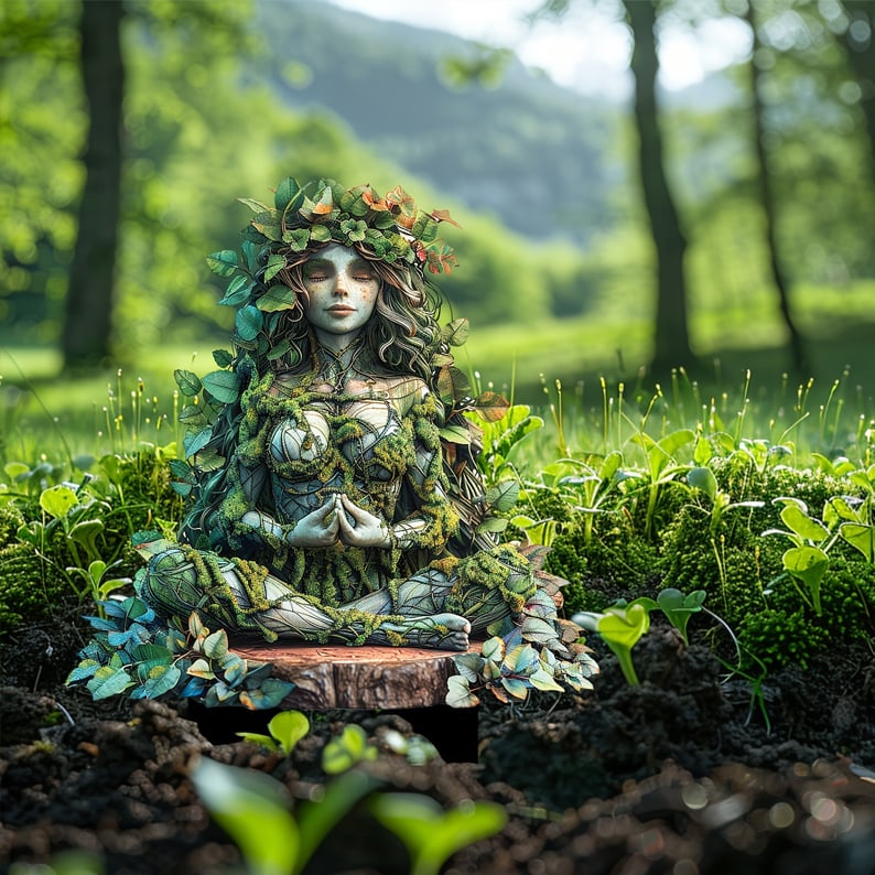 MysticBloom - Piquet decorativo da giardino incantato per esterni