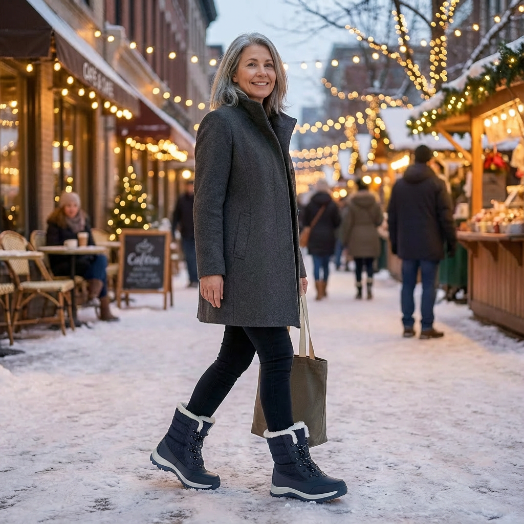 Insulated Winter Boots with Water-Resistant Design