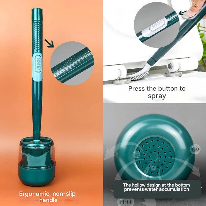 FlushMaster Pro — silikoninen WC-harja seinäkiinnitteisellä telineellä