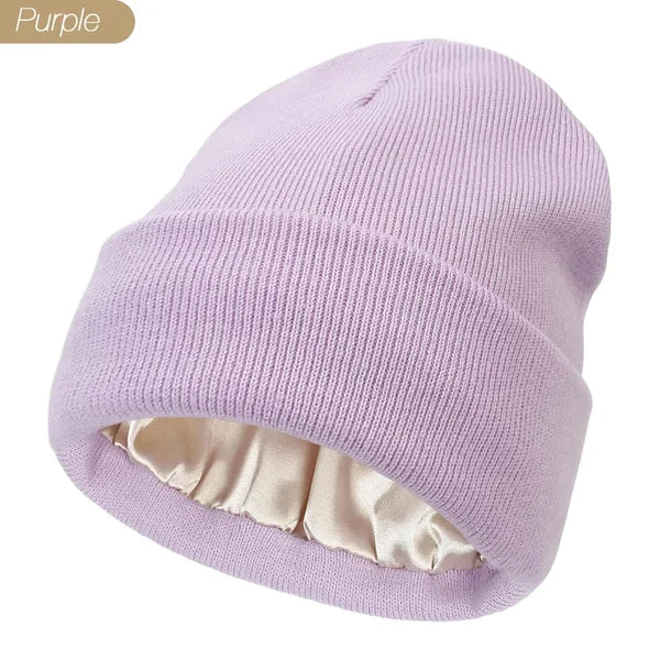 Gorro PureEase com Forro de Cetim para Reduzir o Frizz e Cuidar dos Cabelos