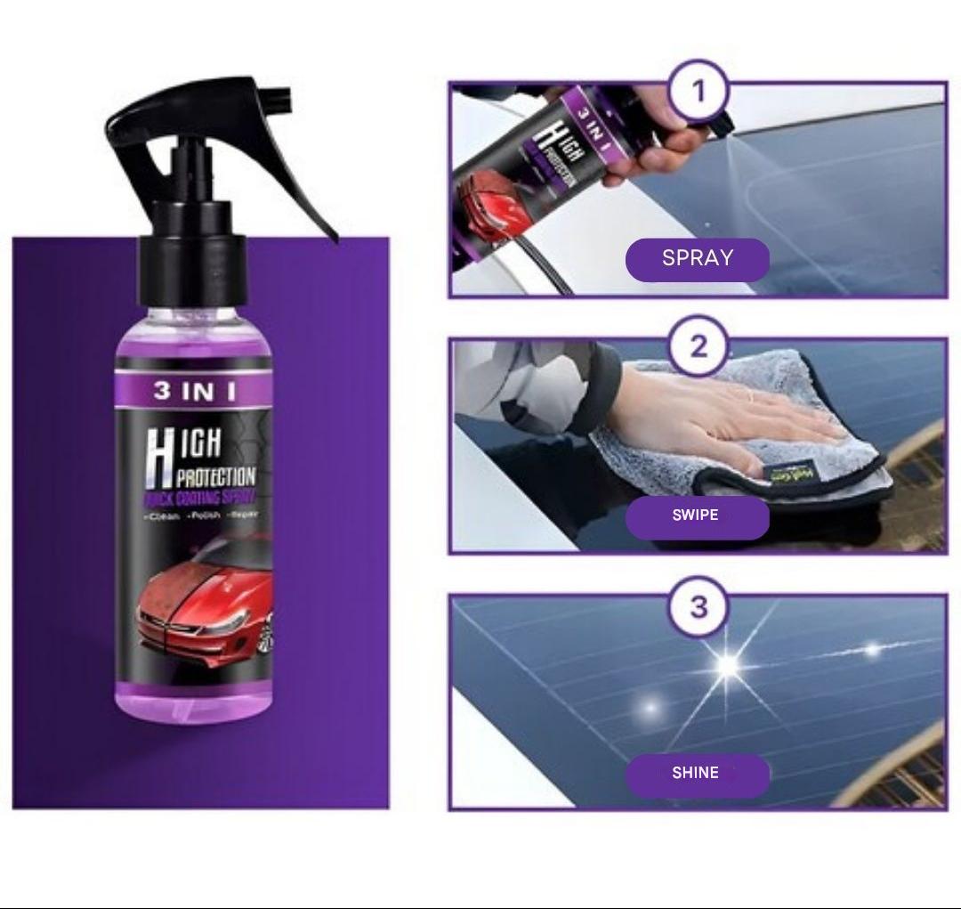 3-in-1 CarSpray - Car Cleaner