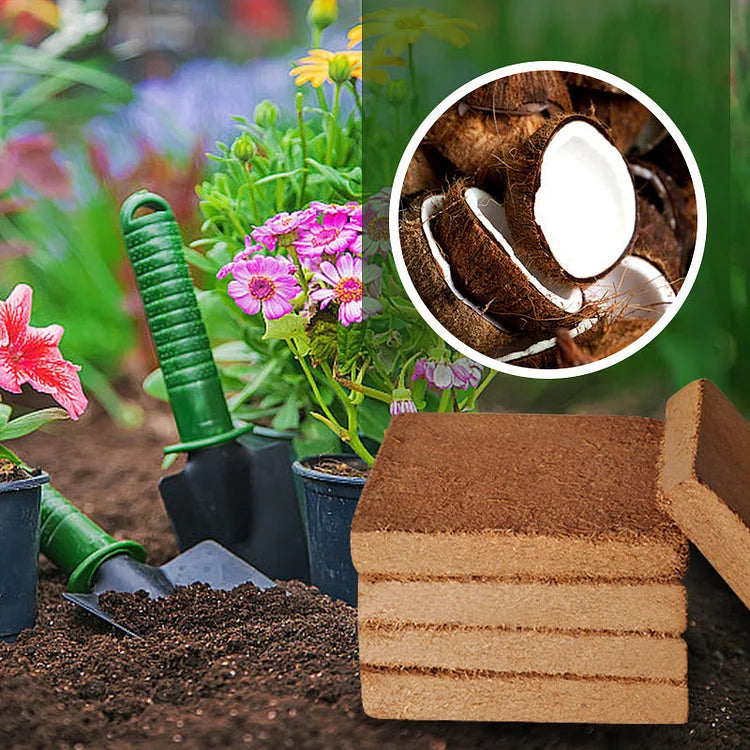 CocoBrick - Coconut Coir Growing Medium for Plants & Seedlings