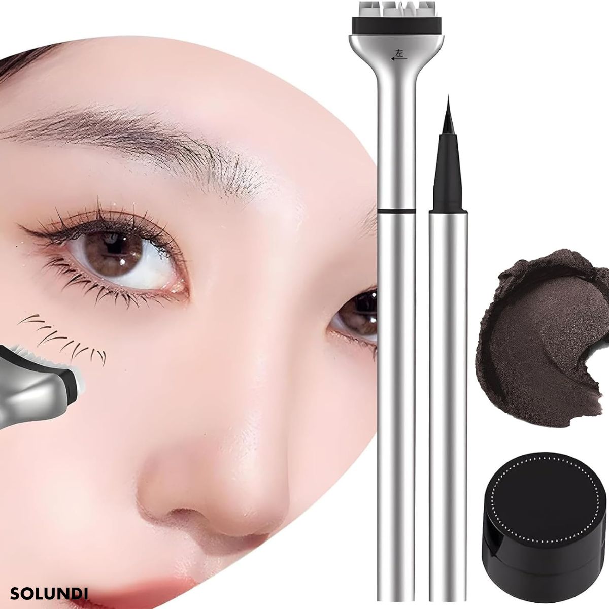 LashPress - Rizadora de pestañas con calor y herramienta de peinado de pestañas