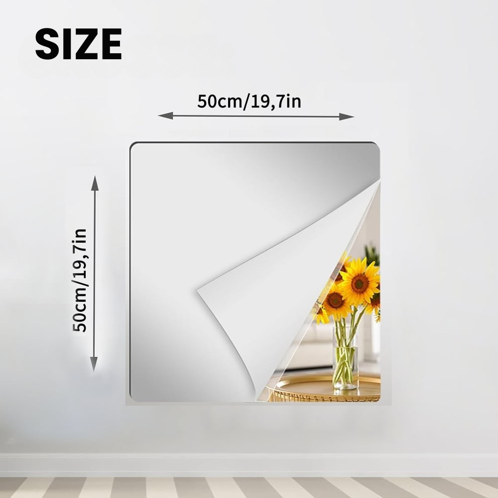 VividShield - Flexible Mirror Film for Walls & Home Decor