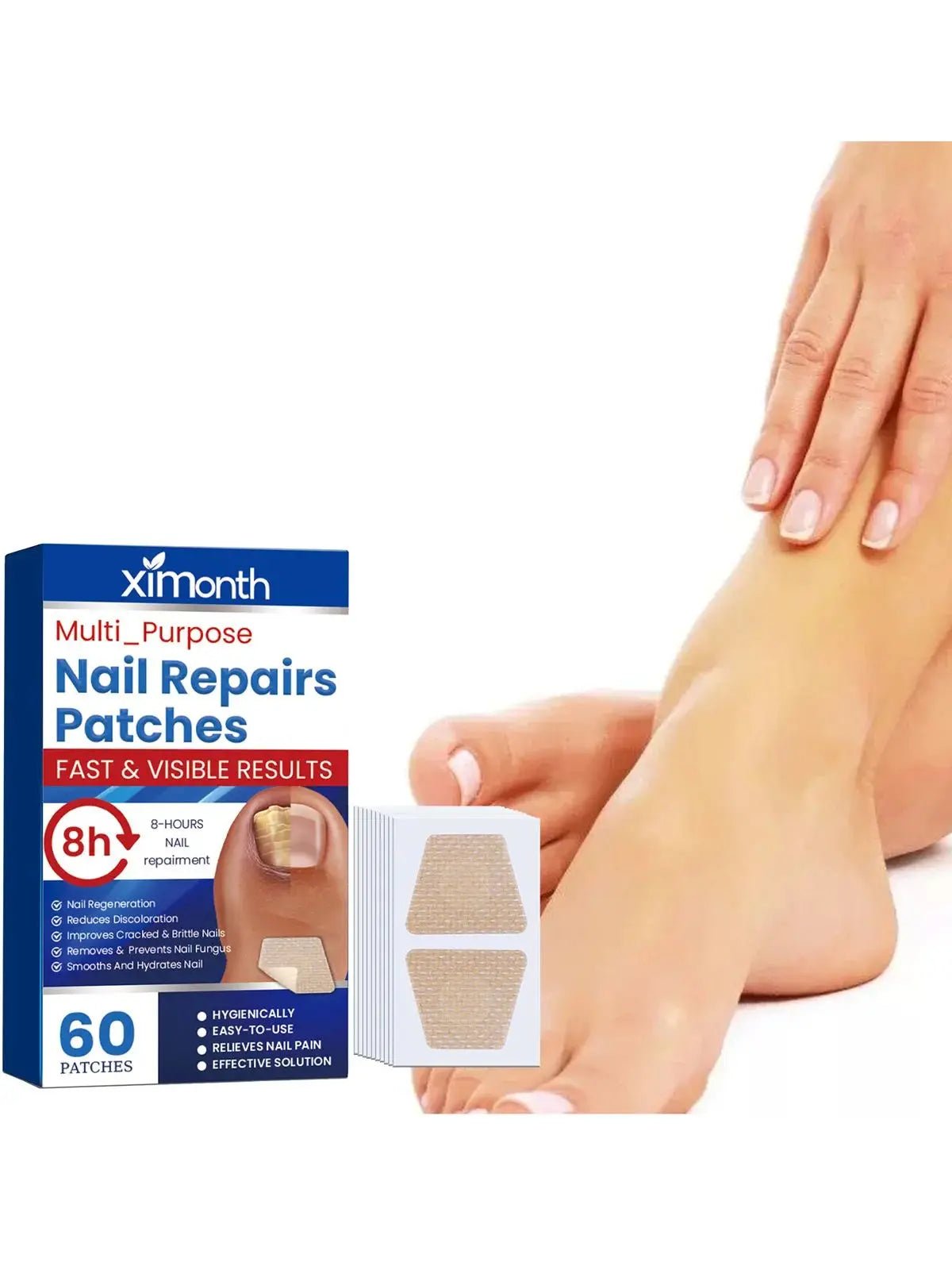 Nail Care Repair Patches for Damaged and Discolored Nails