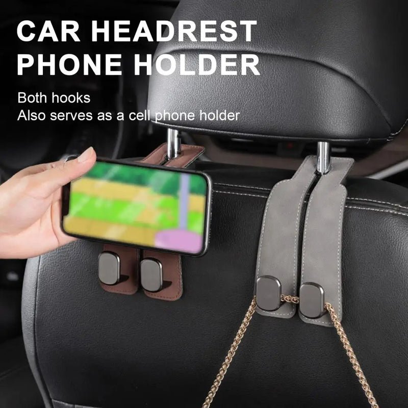 StrapMaster — Car Headrest Strap Hooks for Bags and Accessories