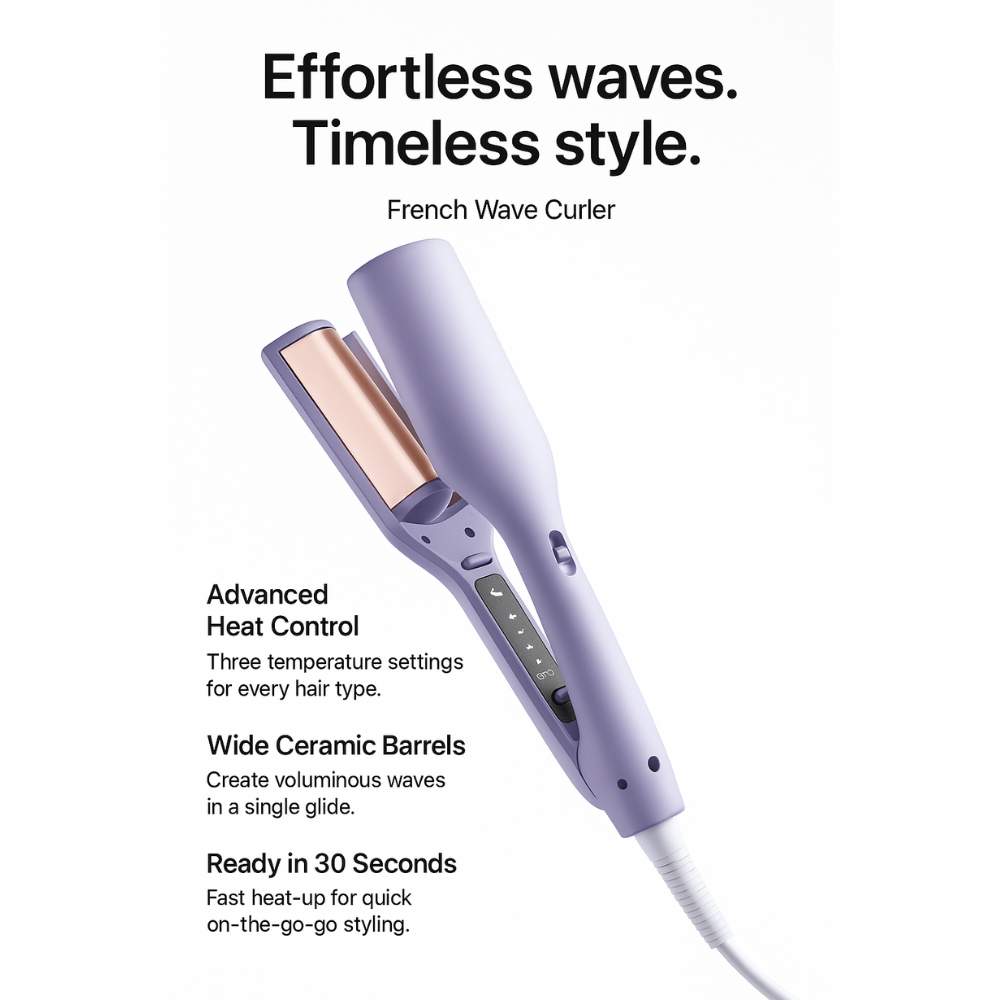 Curléa – úprava měkkých francouzských vln