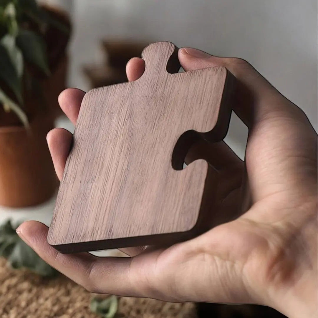 Alderon - Walnut Puzzle Coasters