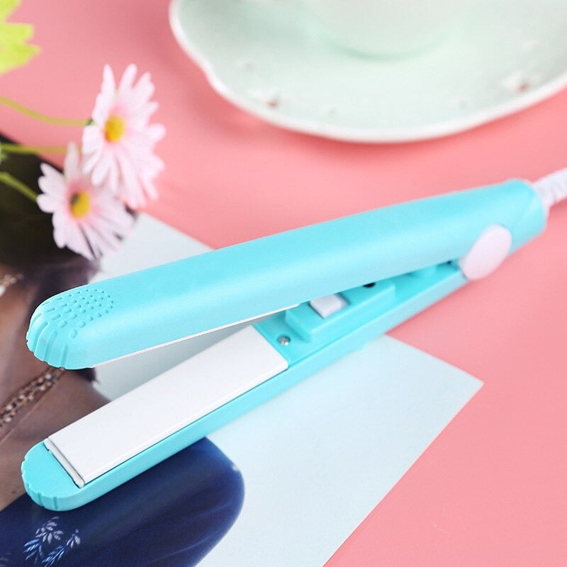 Twirly - Mini Hair Curling & Straightening Iron for Travel & Touch-Ups
