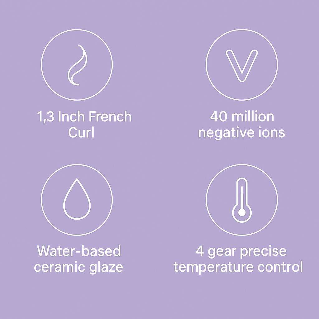 Curléa – úprava měkkých francouzských vln