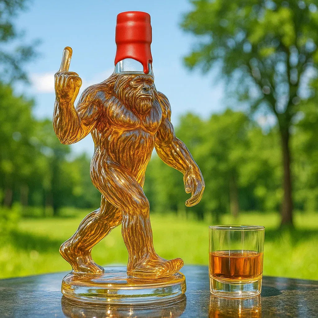 Karafka do whisky „Bigfoot” – dekoracyjna butelka przyciągająca uwagę