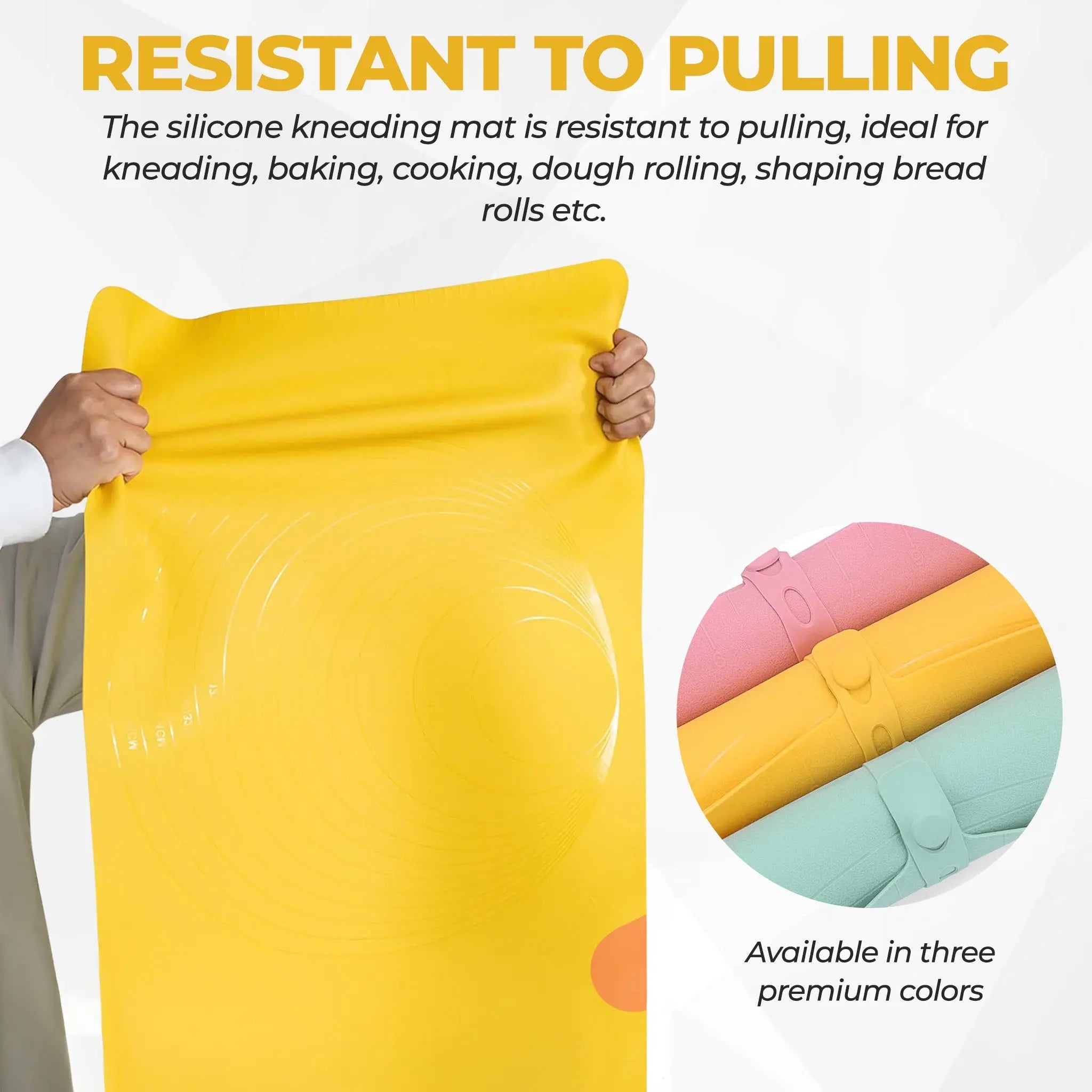 BakeEase Pro – Nagy, csúszásmentes szilikon sütő- és gyúrólap