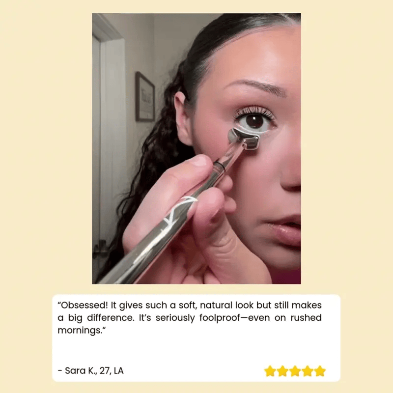 EyeStamp – přesný aplikátor na oči | nástroj pro přesné nanášení řasenky a očních linek pod kontrolou