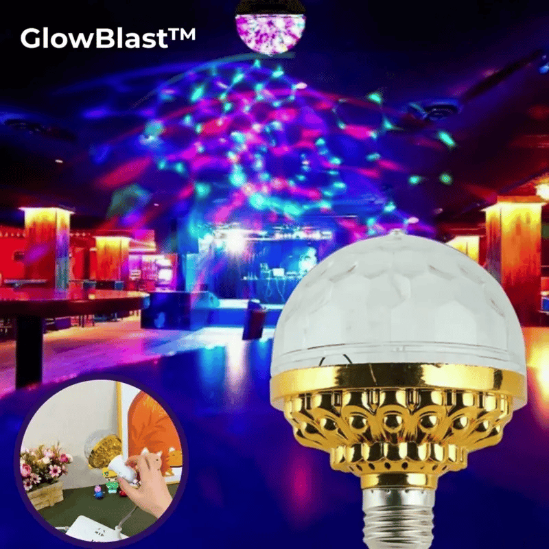 Drehbare mehrfarbige LED-Partylichtlampe