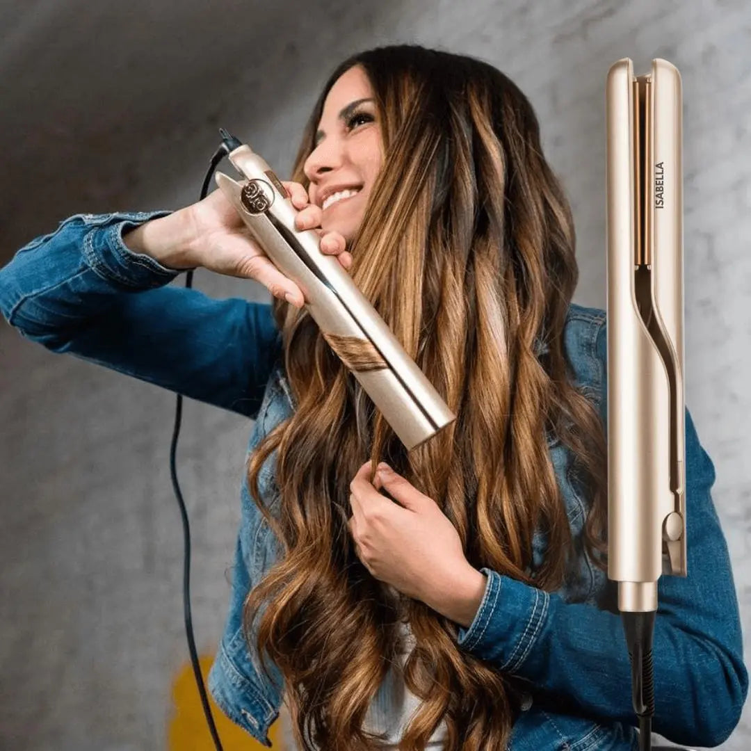 StyleMaster Pro - 2-in-1 Hair Styler for Curls and Straight Looks