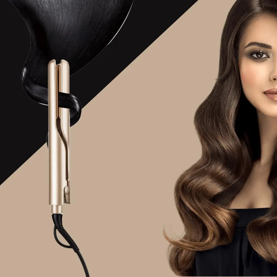 StyleMaster Pro - 2-in-1 Hair Styler for Curls and Straight Looks