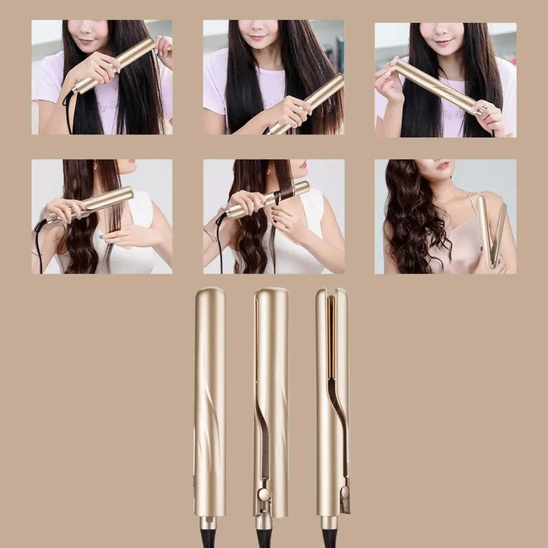 StyleMaster Pro - 2-in-1 Hair Styler for Curls and Straight Looks