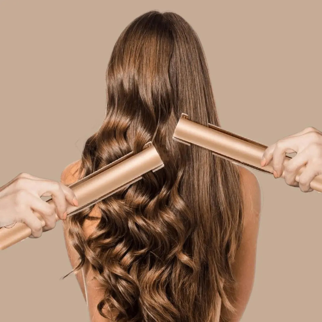 StyleMaster Pro - 2-in-1 Hair Styler for Curls and Straight Looks