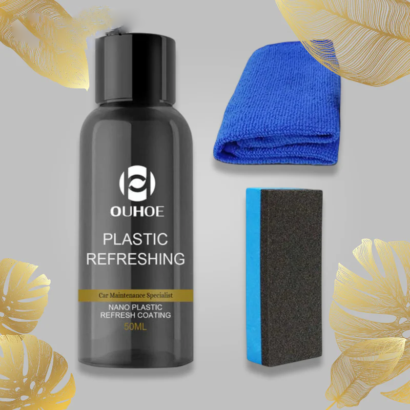 OUHOE – Set zur Auffrischung und Pflege von Kunststoffteilen am Auto